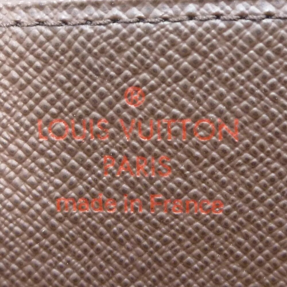 Auth LOUIS VUITTON Zippy Wallet Round Fastener N60015 Damier Ebene #36631948 - Picture 15 of 16